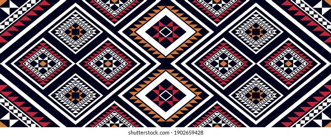 Geometric ethnic pattern traditional Design for background,carpet,wallpaper,clothing,wrapping,batik,fabric,sarong