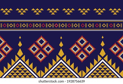 Abstract​ beautiful​ cloth​ geometric ethnic pattern traditional Design for background,carpet,wallpaper,clothing,wrapping,Batik,fabric,sarong,Vector illustration embroidery style, vector​ illustrator.