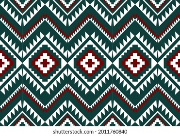 Patrón geométrico étnico diseño tradicional para fondo de tela, papel pintado, tela.Patrón de vector étnico tribal. Patrón azteca, patrón americano, boho, textil, tejido, africano, bohemio, patrón de navidad.