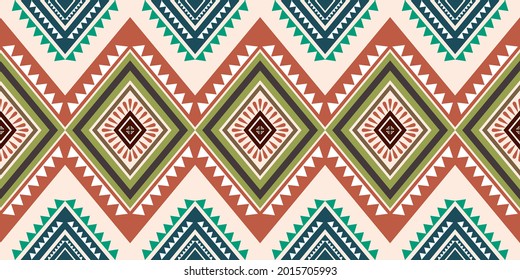 Geometric ethnic pattern traditional design for fabric background,wallpaper,cloth.Tribal ethnic vector pattern. Aztec pattern,American pattern,boho,textile,fabric ,african ,bohemian,motif pattern.