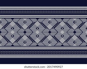 
Geometric ethnic pattern traditional Design Pattern used for shirt,skirt,carpet,wallpaper,clothing,wrapping,Batik,fabric,clothes, Fashion, red, shirts, dress and blue Vector illustration embroidery t