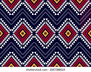 Geometric ethnic pattern traditional design for fabric background,wallpaper,cloth.Tribal ethnic vector. Aztec pattern.