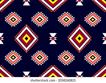 Geometric ethnic pattern traditional design for fabric background,wallpaper,cloth.Tribal ethnic vector. Aztec pattern.