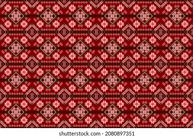 geometric ethnic pattern traditional design for background, carpet, wallpaper, clothing, wrapping, fabric