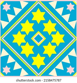 diseño tradicional de patrones geométricos étnicos