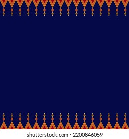 Geometric ethnic pattern traditional Design for background,
carpet,wallpaper,clothing,wrapping,Batik,fabric,sarong,Vector illustration embroidery style.