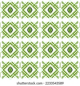 Patrón geométrico étnico tradicional Diseño para fondo, alfombra, papel pintado, ropa, envoltura, Batik, tela, sarong,Estilo de bordado de ilustración vectorial.