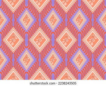 Geometric ethnic pattern traditional Design for background,carpet,wallpaper,clothing,wrapping,Batik,fabric,sarong,Vector illustration embroidery style