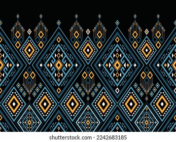 Geometric ethnic pattern traditional Design for background,carpet,wallpaper,