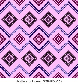 Geometric ethnic pattern traditional design for background embroidery style.