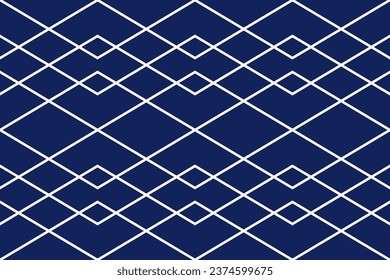 Patrón geométrico étnico tradicional Diseño para fondo, papel pintado,Estilo de bordado de ilustración vectorial.