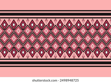 Geometric ethnic pattern traditional design pattern used for Skirt, carpet, wallpaper, clothing.