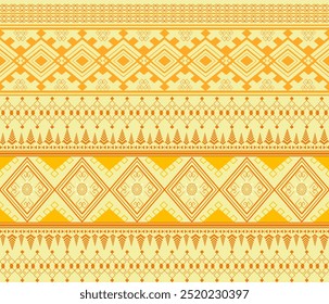 Diseño tradicional geométrico del patrón étnico para el fondo, alfombra, Fondo de pantalla. ropa, envoltura, tela de Batik, estilo del bordado.