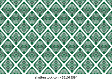 Geometric ethnic pattern traditional Design for background,carpet,wallpaper,clothing,wrapping,Batik,fabric,sarong,Vector illustration embroidery style.