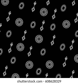 Geometric ethnic pattern traditional Design for background,carpet,wallpaper,clothing,wrapping,Batik,fabric,sarong,Vector illustration embroidery style.
