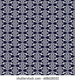 Geometric ethnic pattern traditional Design for background,carpet,wallpaper,clothing,wrapping,Batik,fabric,sarong,Vector illustration embroidery style.