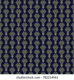 Geometric ethnic pattern traditional Design for background,carpet,wallpaper,clothing,wrapping,Batik,fabric,sarong,Vector illustration embroidery style.