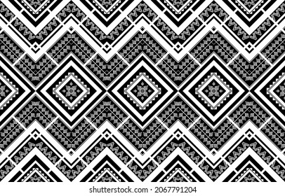 Geometric ethnic pattern traditional. Seamless vector. Design for background,carpet,wallpaper,clothing,wrapping,Batik,fabric, illustration,embroidery.