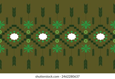 The geometric ethnic pattern of traditional style. Navajo, America Indian patterns. Design for background, wallpaper, clothing, wrapping, Batik, fabric, and prints. Vector illustration.