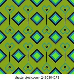 The geometric ethnic pattern of traditional style. Navajo, America Indian patterns. Design for background, wallpaper, clothing, wrapping, Batik, fabric, and prints. Vector illustration.
