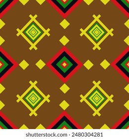 The geometric ethnic pattern of traditional style. Navajo, America Indian patterns. Design for background, wallpaper, clothing, wrapping, Batik, fabric, and prints. Vector illustration.
