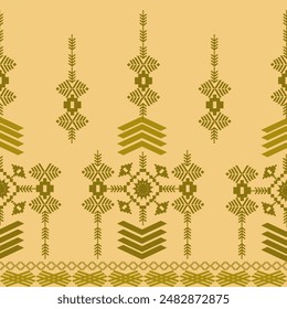 The geometric ethnic pattern of traditional style. Navajo, America Indian patterns. Design for background, wallpaper, clothing, wrapping, Batik, fabric, and prints. Vector illustration.