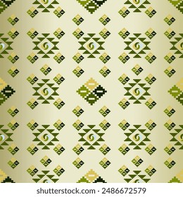 The geometric ethnic pattern of traditional style. Navajo, America Indian patterns. Design for background, wallpaper, clothing, wrapping, Batik, fabric, and prints. Vector illustration.