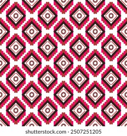 The geometric ethnic pattern of traditional style. Navajo, America Indian patterns. Design for background, wallpaper, clothing, wrapping, Batik, fabric, and prints. Vector illustration.