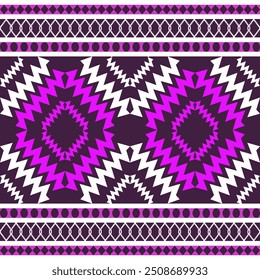 El patrón étnico geométrico del estilo tradicional. Navajo, patrones indios americanos. Diseño para el fondo, el Fondo de pantalla, la ropa, el abrigo, el batik, la tela, y las impresiones. Ilustración vectorial.