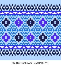 The geometric ethnic pattern of traditional style. Navajo, America Indian patterns. Design for background, wallpaper, clothing, wrapping, Batik, fabric, and prints. Vector illustration.
