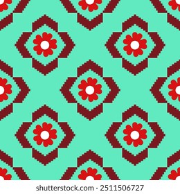El patrón étnico geométrico del estilo tradicional. Navajo, patrones indios americanos. Diseño para el fondo, el Fondo de pantalla, la ropa, el abrigo, el batik, la tela, y las impresiones. Ilustración vectorial.