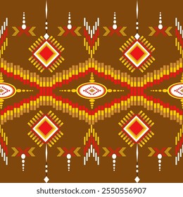 El patrón étnico geométrico del estilo tradicional. Navajo, patrones indios americanos. Diseño para el fondo, el Fondo de pantalla, la ropa, el abrigo, el batik, la tela, y las impresiones. Ilustración vectorial.