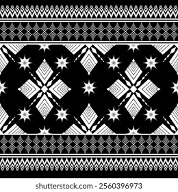 The geometric ethnic pattern of traditional style. Navajo, America Indian patterns. Design for background, wallpaper, clothing, wrapping, Batik, fabric, and prints. Vector illustration.