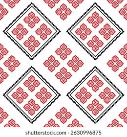The geometric ethnic pattern of traditional style. Navajo, America Indian patterns. Design for background, wallpaper, clothing, wrapping, Batik, fabric, and prints. Vector illustration.