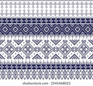 Padrão étnico geométrico, tribal, tecido, navajo, nativo americano, elementos ornamentados com design de padrões étnicos para têxteis, tapetes, cortina, tapete, papel de parede