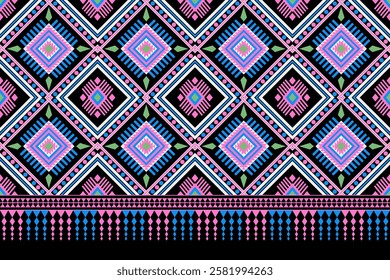 Geometric ethnic pattern, tribal seamless vector pattern. native american jewelry Southwestern ethnic decoration style Seamless vector pattern Mexican blankets, rugs, woven rugs, tiles, Pillowcases