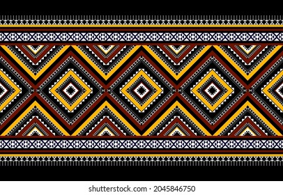 Patrón geométrico étnico sin costura diseño tradicional para fondo, ilustración, papel pintado, envoltura, tela, textil, publicación, mexicano, indio, azteca
