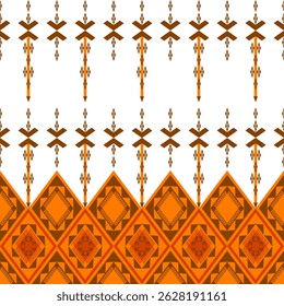 Padrão étnico geométrico, Vetor, pettern sem costura, desenho, egyptart amaricano.