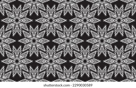 Geometric ethnic pattern vector background. seamless pattern traditional,Design for background, wallpaper, Batik, fabric, carpet, clothing, wrapping, and textile. Colorful ethnic pattern illustration