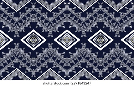 Geometric ethnic pattern vector background. seamless pattern traditional,Design for background, wallpaper, Batik, fabric, carpet, clothing, wrapping, and textile. Colorful ethnic pattern illustration
