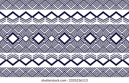 Geometric ethnic pattern vector background. seamless pattern traditional,Design for background, wallpaper, Batik, fabric, carpet, clothing, wrapping, and textile. Colorful ethnic pattern