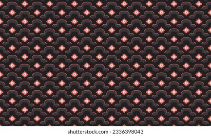 Geometric ethnic pattern vector background. seamless pattern traditional,Design for background, wallpaper, Batik, fabric, carpet, clothing, wrapping, and textile. Colorful ethnic pattern