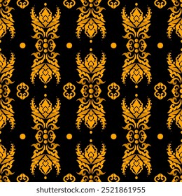 Padrão étnico geométrico fundo vetorial. padrão contínuo tradicional,Design para fundo, papel de parede, Batik, tecido, tapete, roupas, envoltório e têxtil. Ilustração de padrão étnico colorido