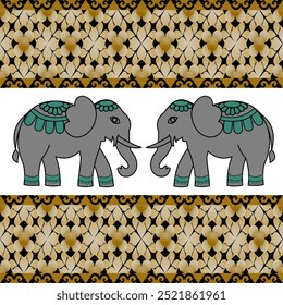 Geometric ethnic pattern vector background. seamless pattern traditional,Design for background, wallpaper, Batik, fabric, carpet, clothing, wrapping, and textile. Colorful ethnic pattern illustration
