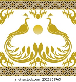 Padrão étnico geométrico fundo vetorial. padrão contínuo tradicional,Design para fundo, papel de parede, Batik, tecido, tapete, roupas, envoltório e têxtil. Ilustração de padrão étnico colorido