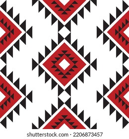 Geometric ethnic pattern vector blue and white abstract seamless background. For print, pattern fabric, fashion textile, background, carpet, wallpaper, clothing, wrapping, batik
