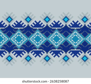 geometric ethnic pattern vector design