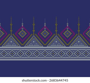 geometric ethnic pattern vector design