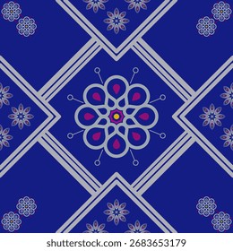 geometric ethnic pattern vector design