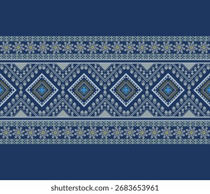 design vetorial de padrão étnico geométrico